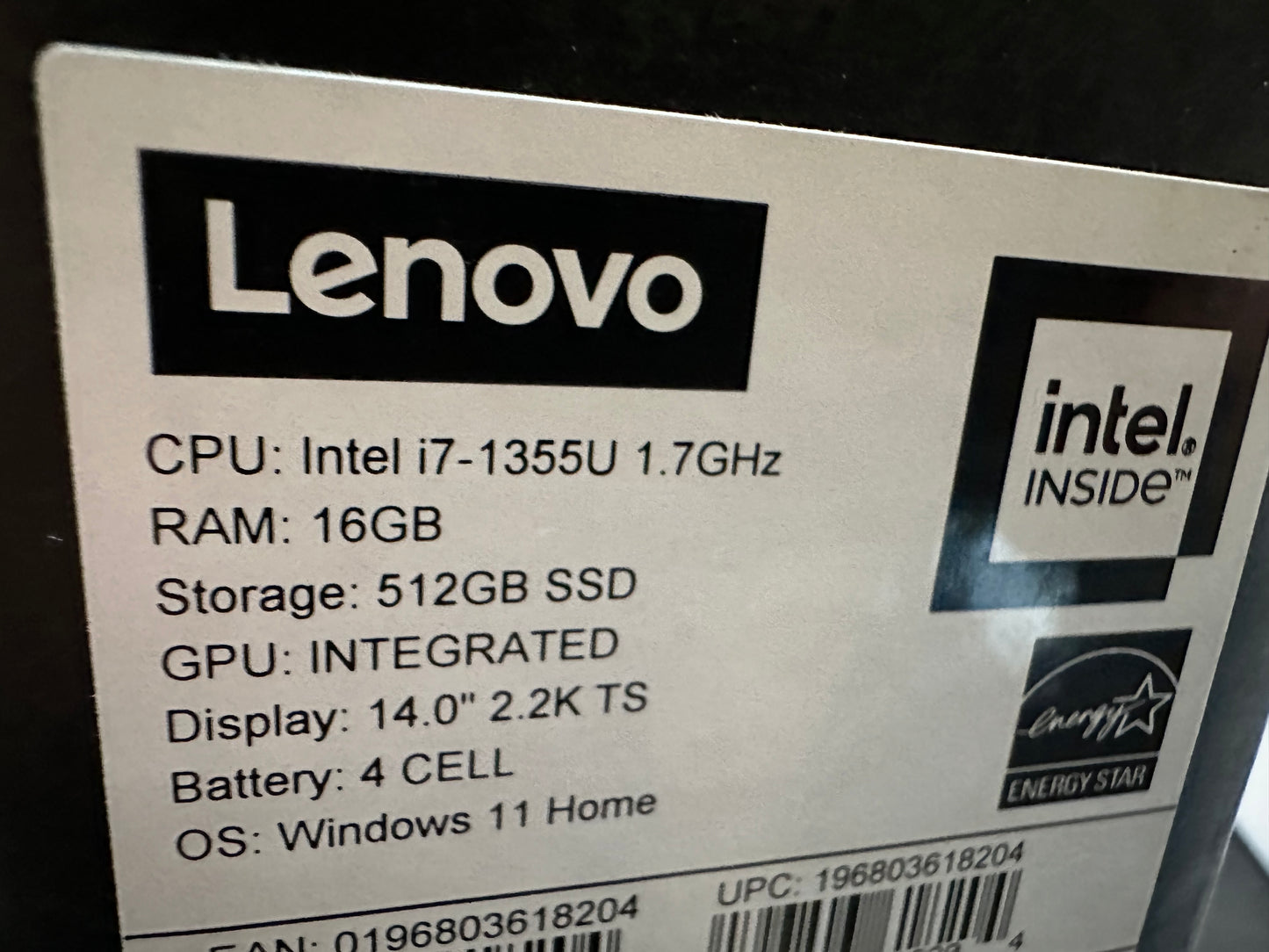 Lenovo yoga 7i Intel i7-1355U 1.7GHz RAM: 16GB: 512GB SSD
Display: 14.0" 2.2K TS